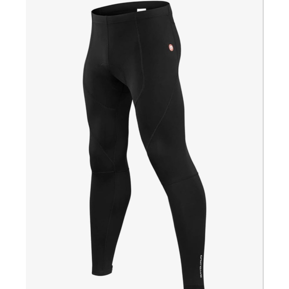 NEW qualidyne Men's Cycling Pants 4D Padded Bike Pants Road Biking Tights S